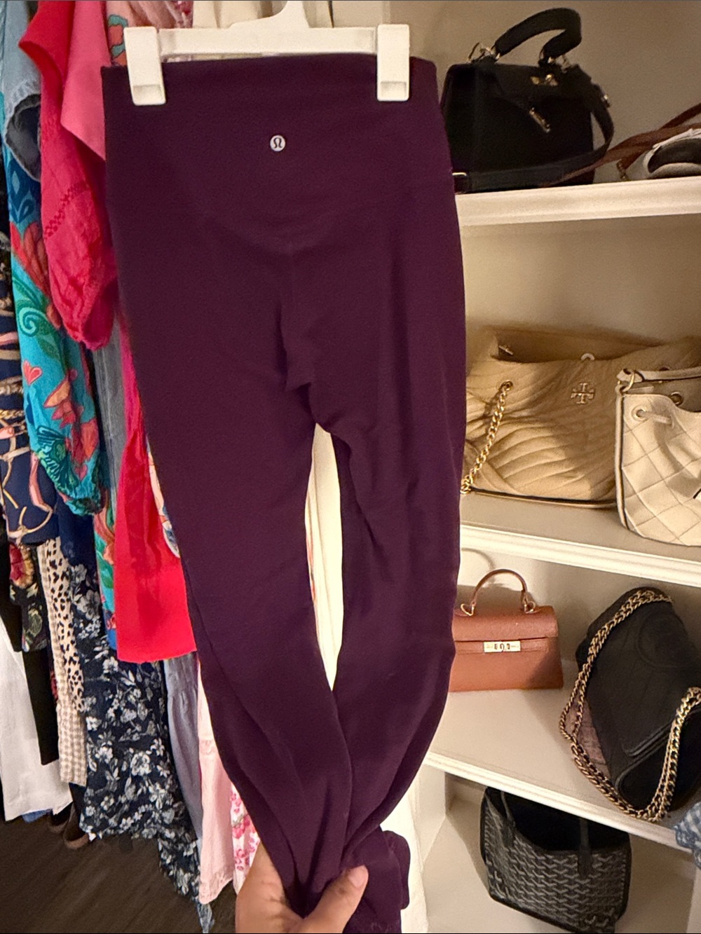 lululemon athletica plum Leggings Size 6 - align leggings 23”